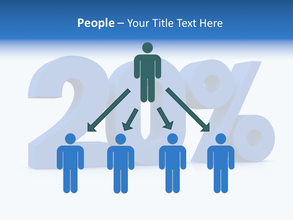 Symbol Marketing Statistics PowerPoint Template