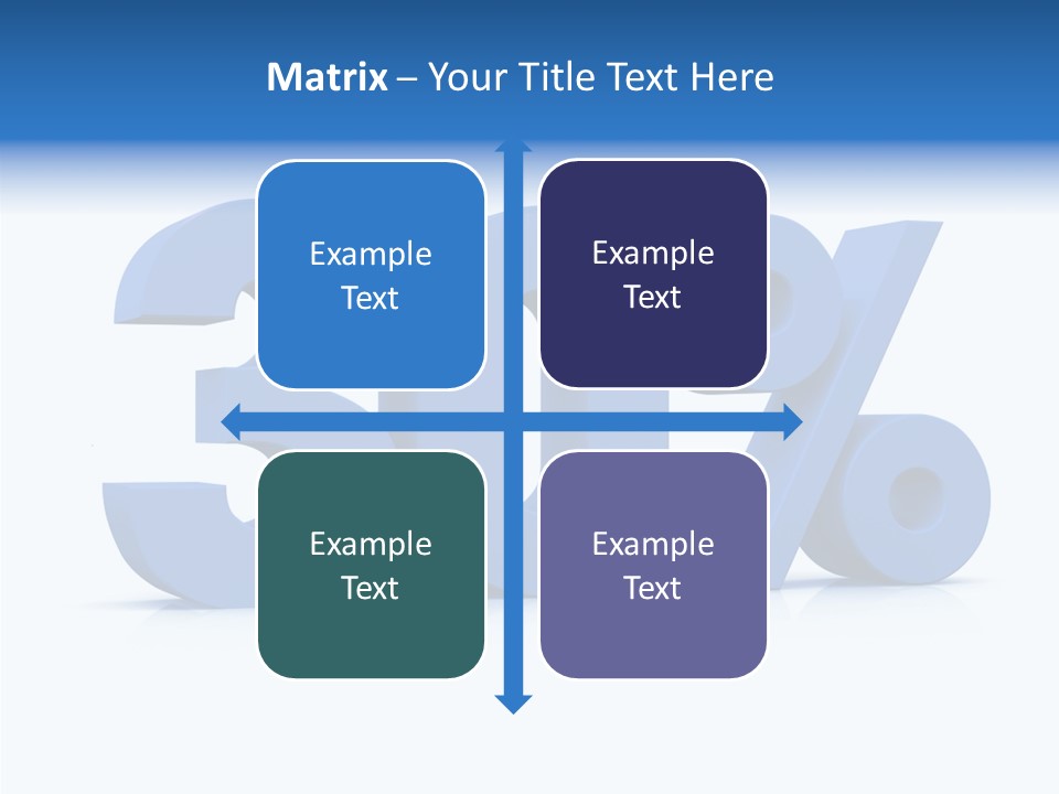Sign Symbol Extruded PowerPoint Template