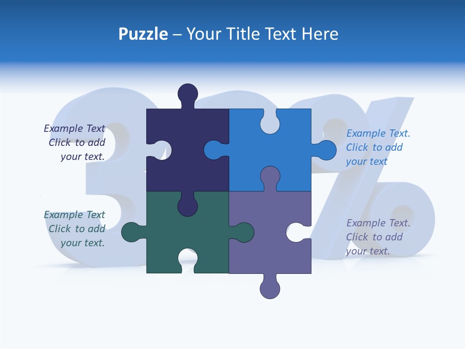 Sign Symbol Extruded PowerPoint Template