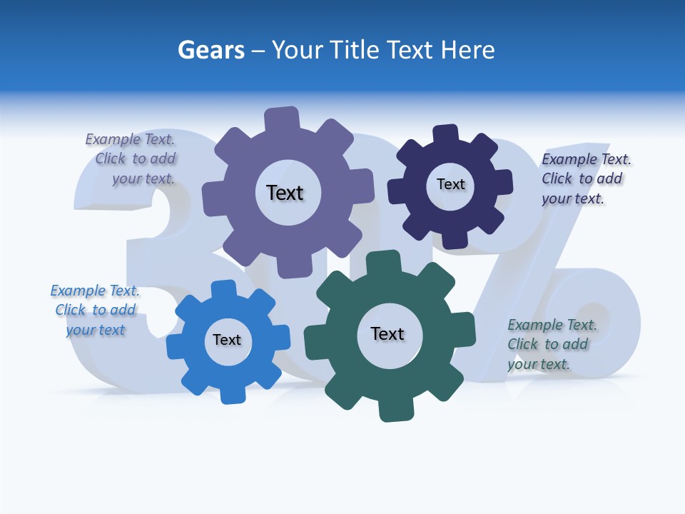Sign Symbol Extruded PowerPoint Template