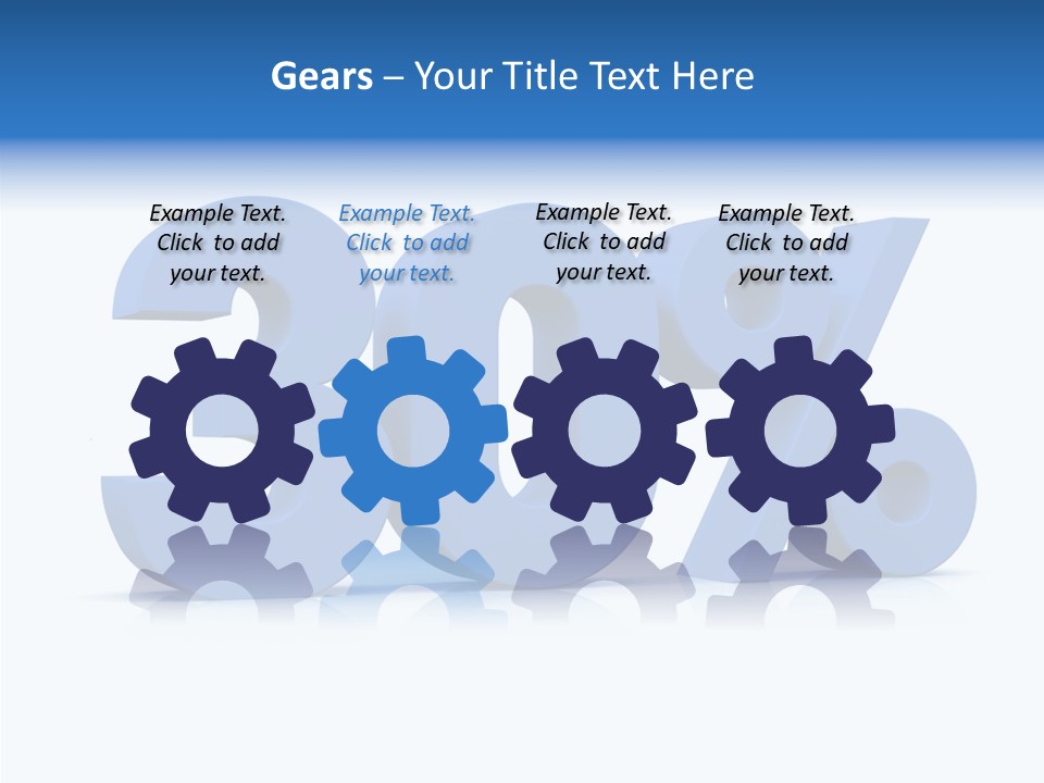 Sign Symbol Extruded PowerPoint Template