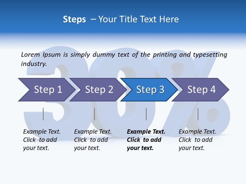 Sign Symbol Extruded PowerPoint Template