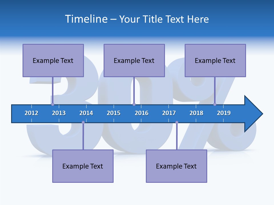 Sign Symbol Extruded PowerPoint Template