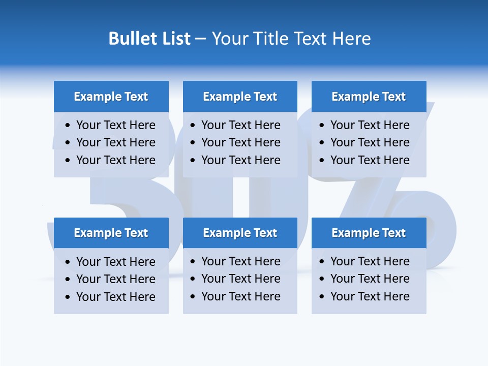 Sign Symbol Extruded PowerPoint Template