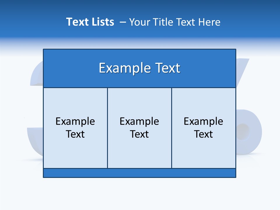 Sign Symbol Extruded PowerPoint Template