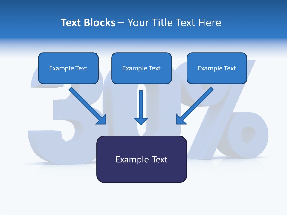 Sign Symbol Extruded PowerPoint Template