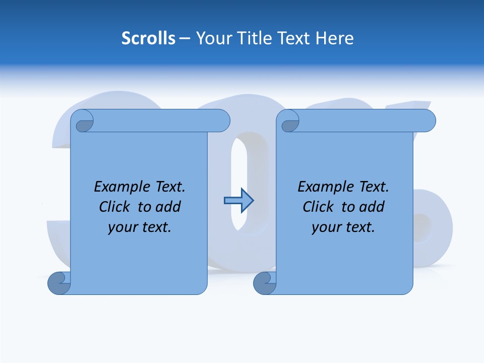 Sign Symbol Extruded PowerPoint Template