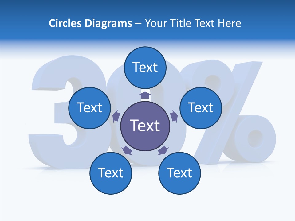 Sign Symbol Extruded PowerPoint Template