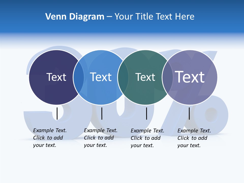 Sign Symbol Extruded PowerPoint Template