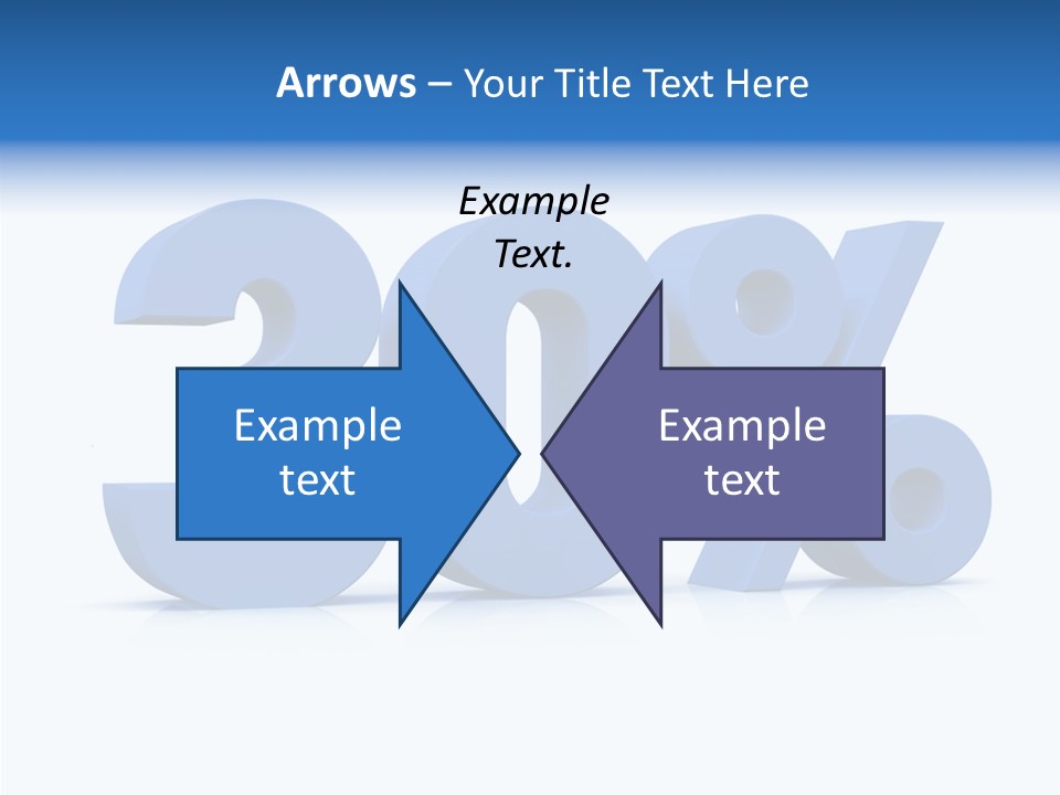 Sign Symbol Extruded PowerPoint Template