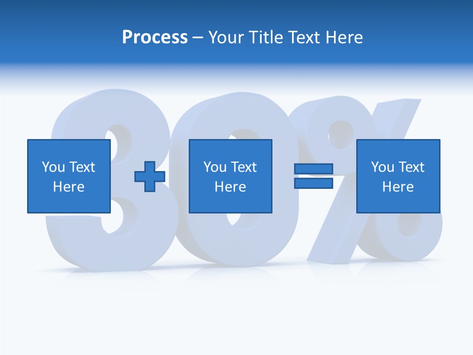 Sign Symbol Extruded PowerPoint Template