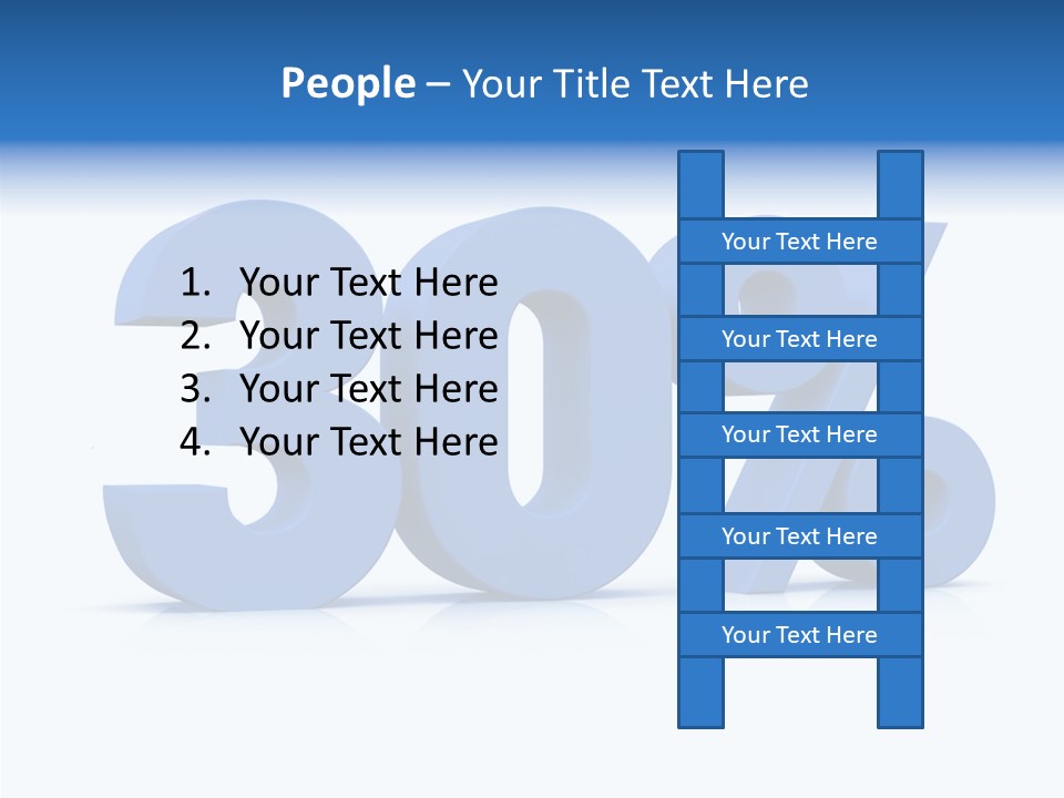 Sign Symbol Extruded PowerPoint Template