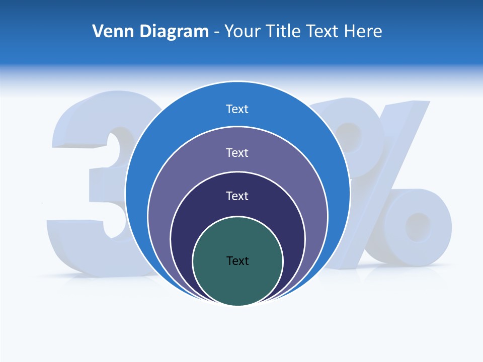 Sign Symbol Extruded PowerPoint Template