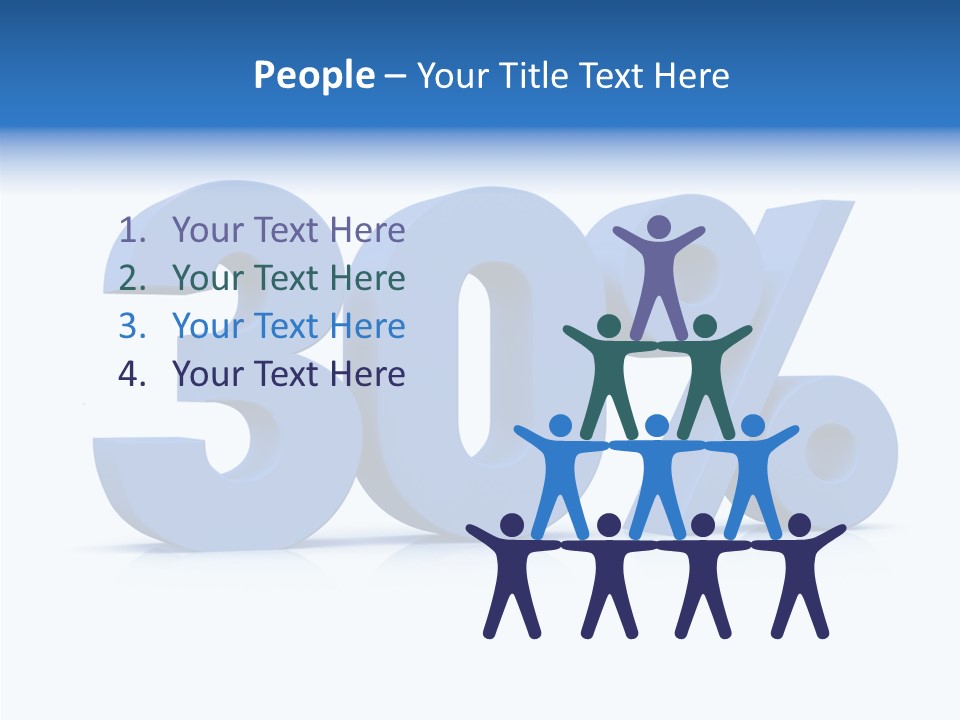 Sign Symbol Extruded PowerPoint Template