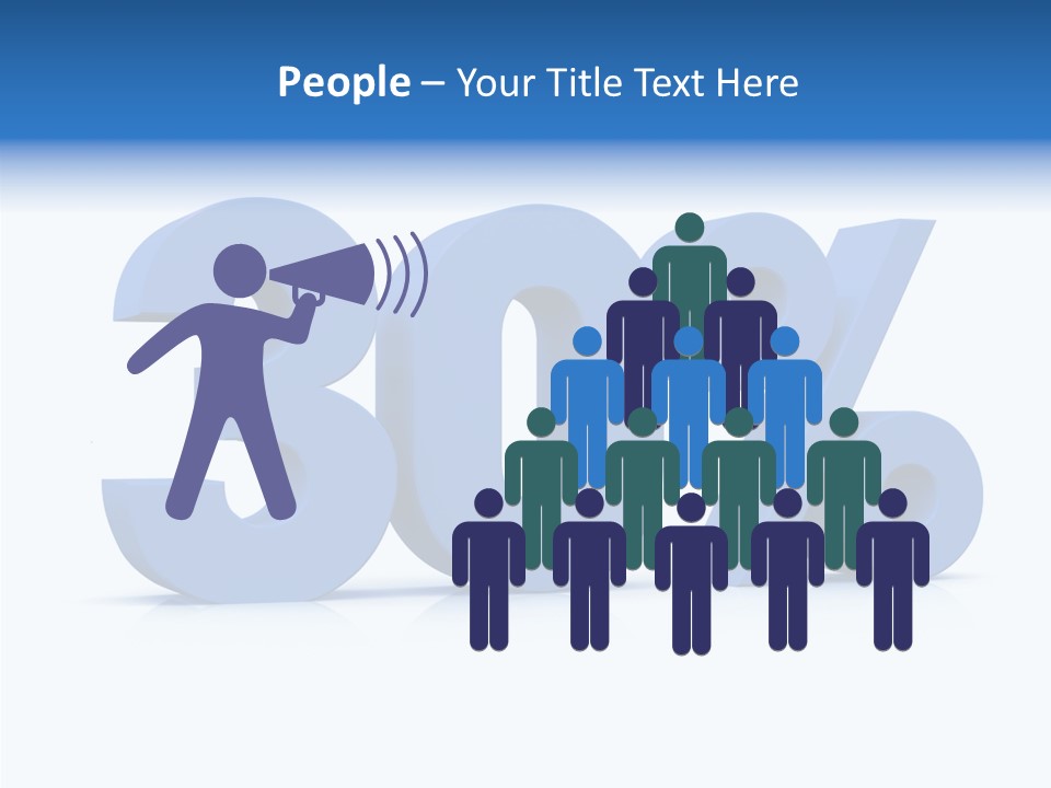 Sign Symbol Extruded PowerPoint Template