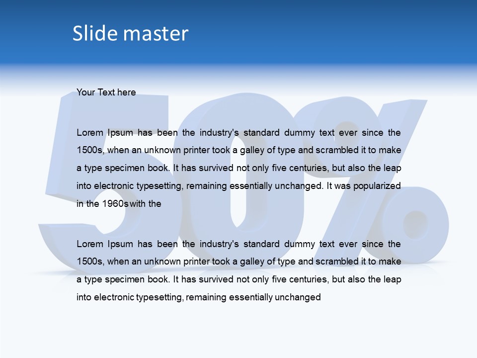 Market Finance Background PowerPoint Template