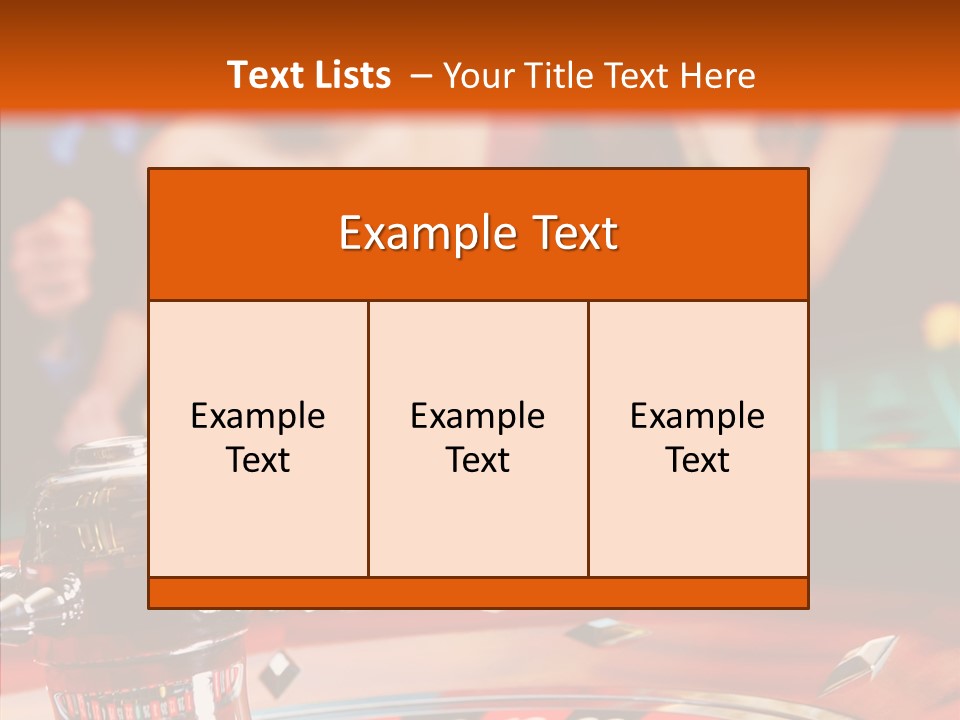 Li Ten Table Human PowerPoint Template