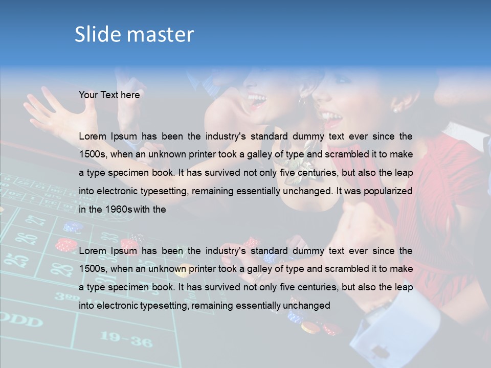 Bu Ine Figure People PowerPoint Template