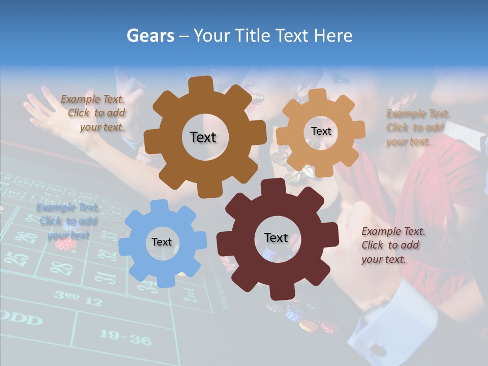 Bu Ine Figure People PowerPoint Template