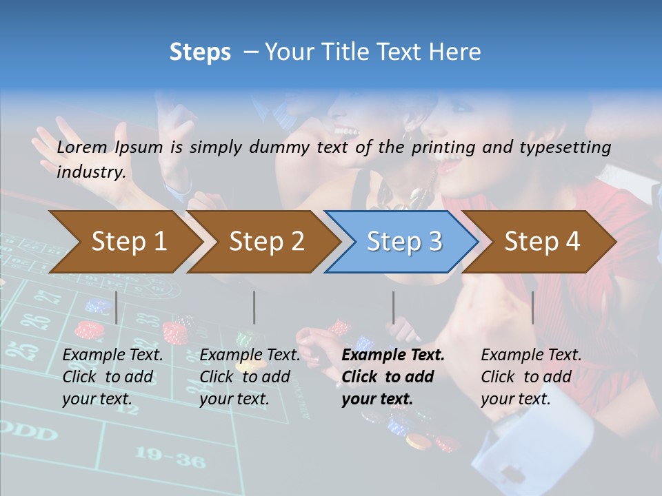 Bu Ine Figure People PowerPoint Template