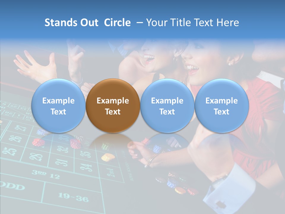 Bu Ine Figure People PowerPoint Template