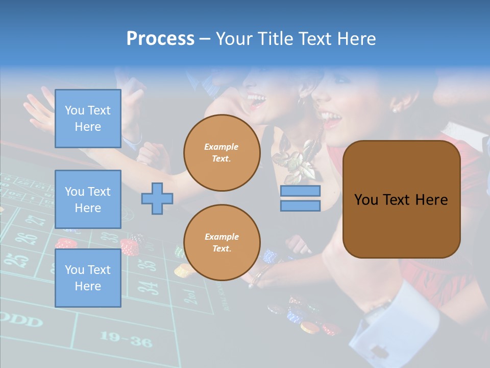 Bu Ine Figure People PowerPoint Template