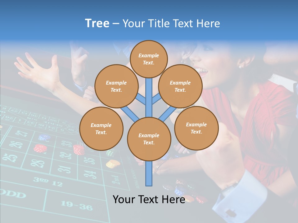 Bu Ine Figure People PowerPoint Template