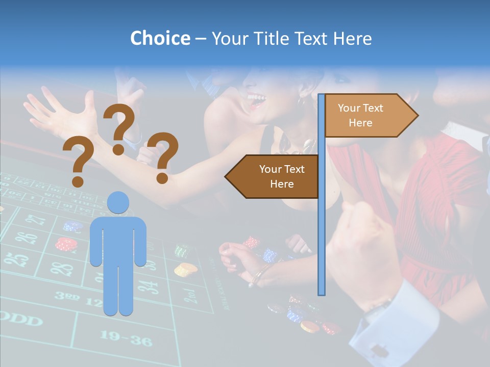 Bu Ine Figure People PowerPoint Template