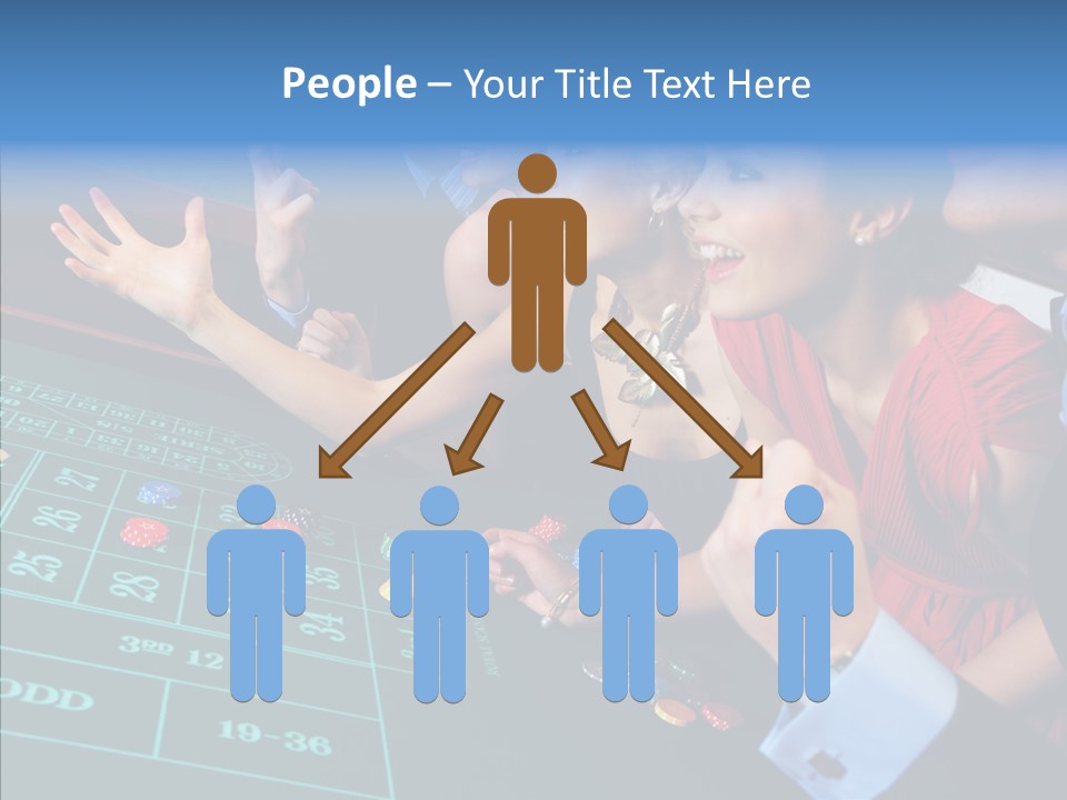 Bu Ine Figure People PowerPoint Template