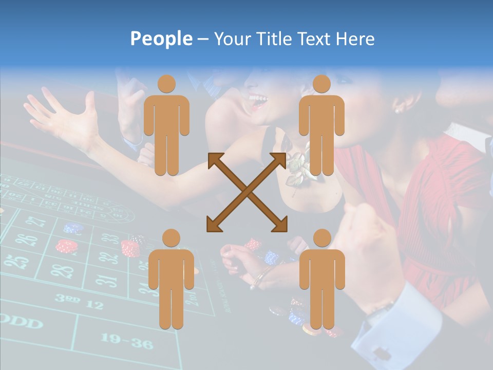 Bu Ine Figure People PowerPoint Template