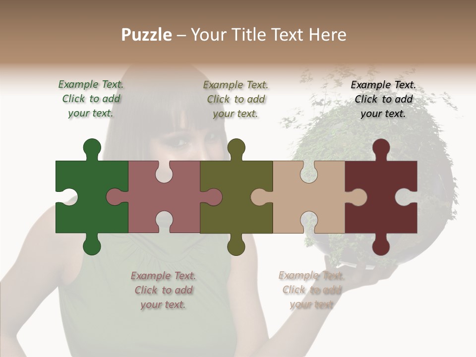 Care Beauty Teenagers PowerPoint Template