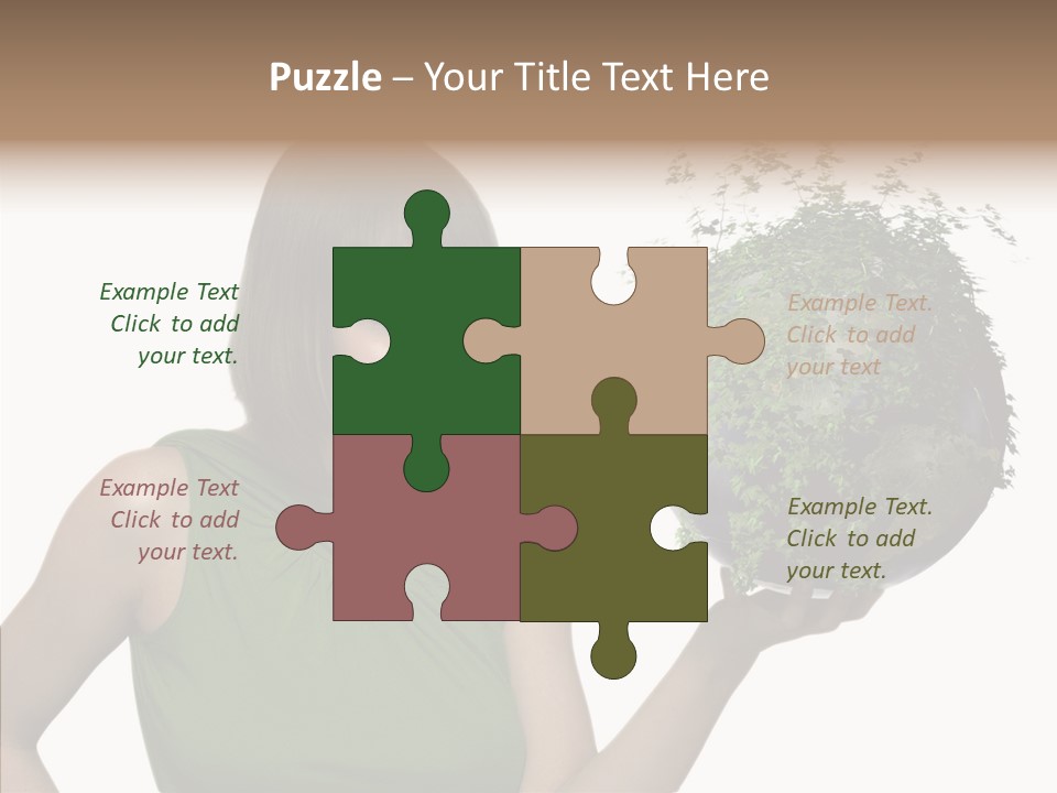 Care Beauty Teenagers PowerPoint Template