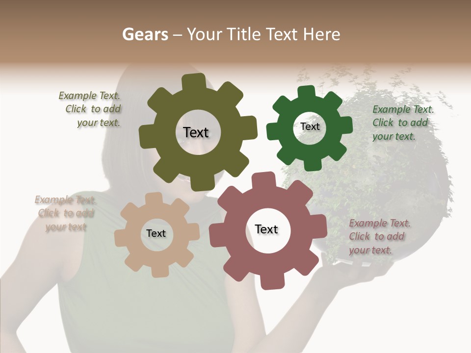 Care Beauty Teenagers PowerPoint Template