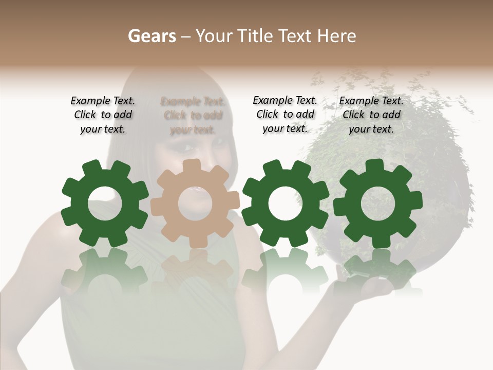 Care Beauty Teenagers PowerPoint Template