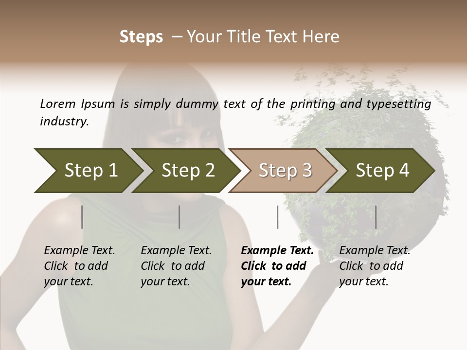 Care Beauty Teenagers PowerPoint Template