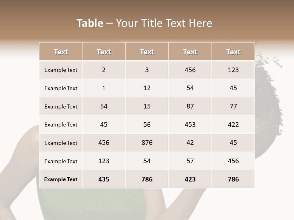 Care Beauty Teenagers PowerPoint Template