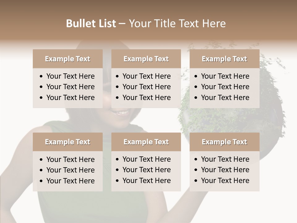 Care Beauty Teenagers PowerPoint Template