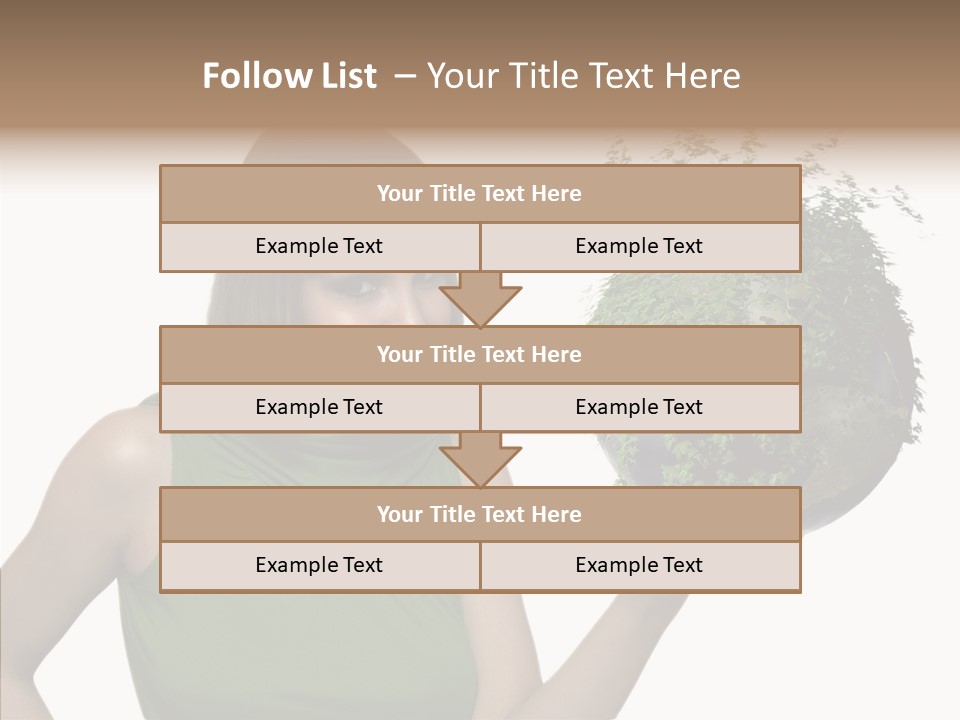 Care Beauty Teenagers PowerPoint Template