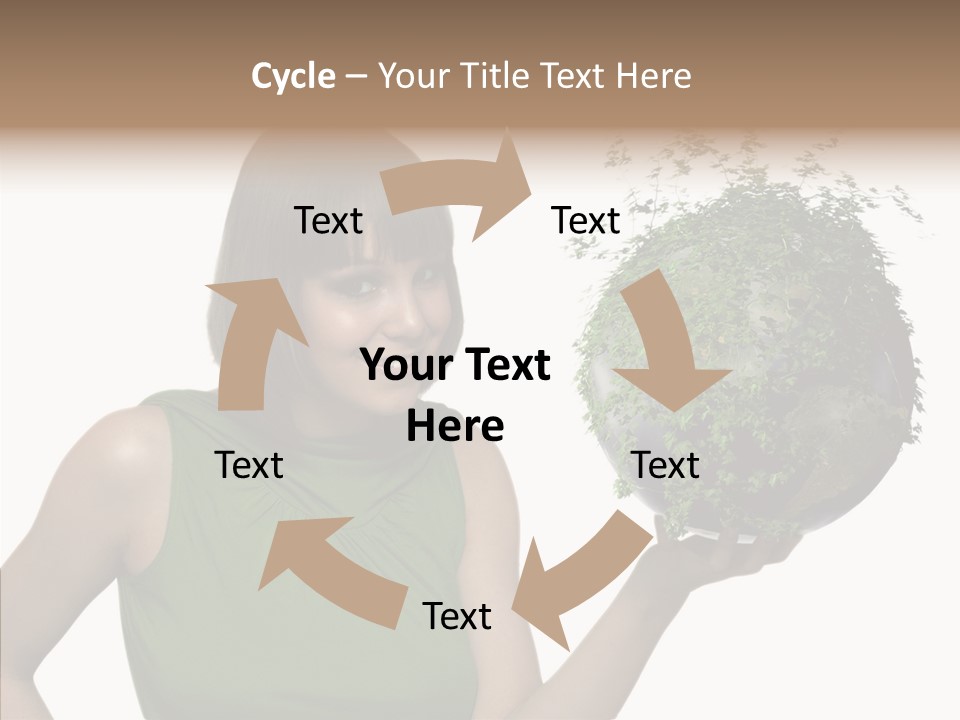 Care Beauty Teenagers PowerPoint Template