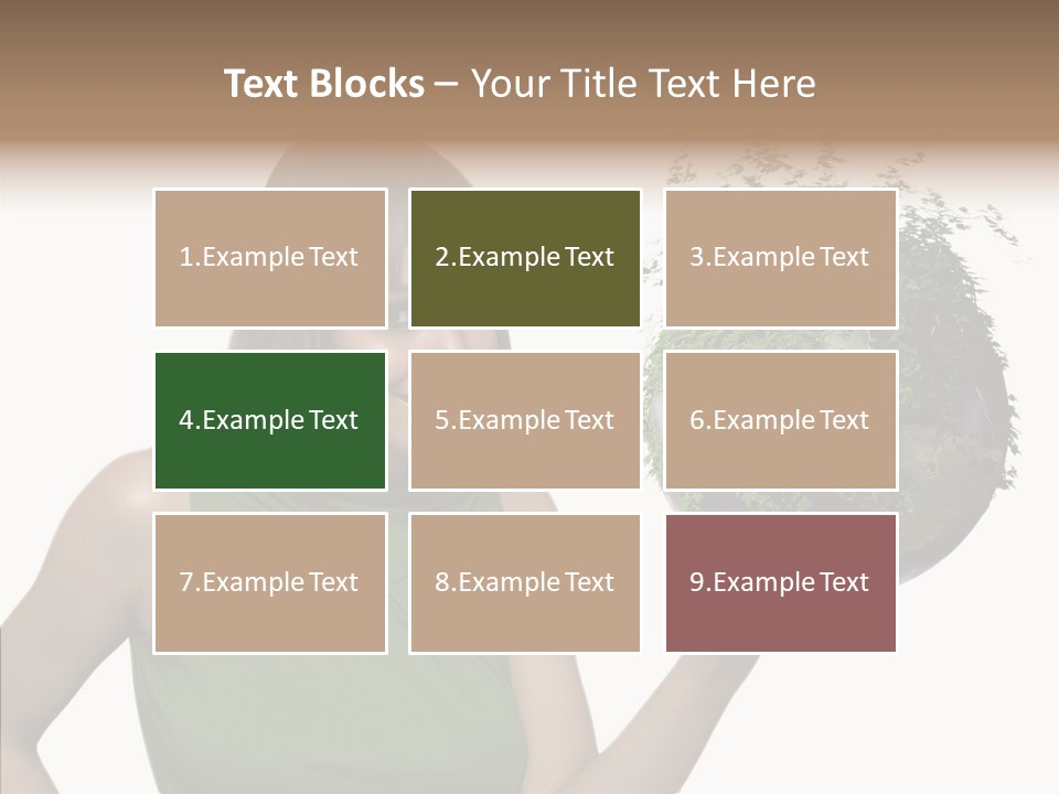 Care Beauty Teenagers PowerPoint Template