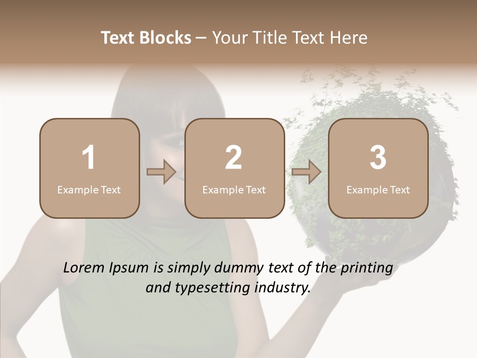 Care Beauty Teenagers PowerPoint Template