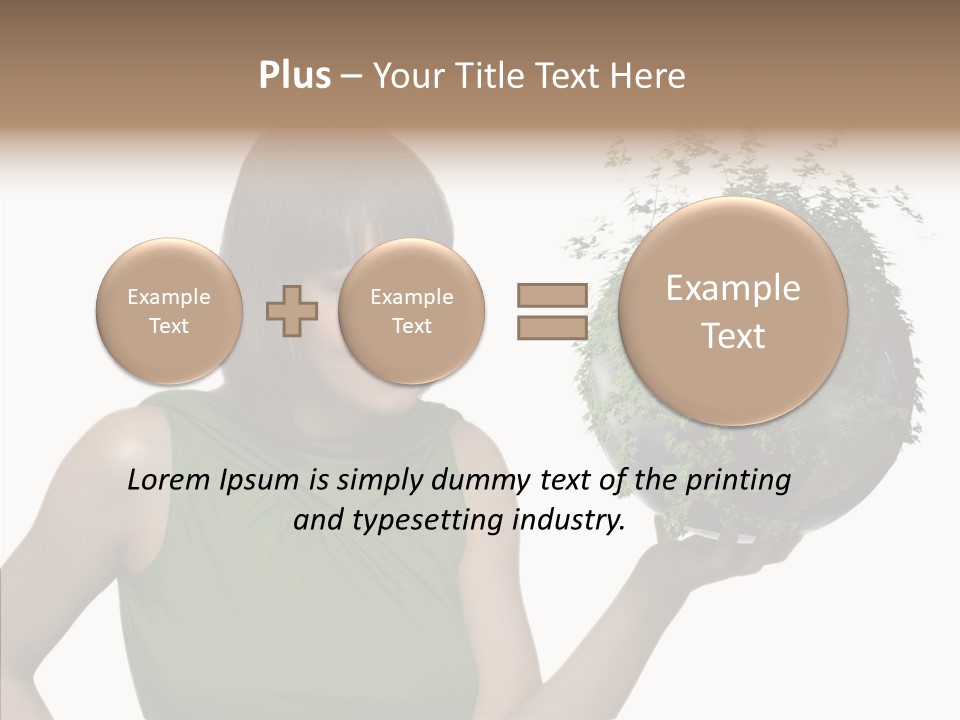 Care Beauty Teenagers PowerPoint Template