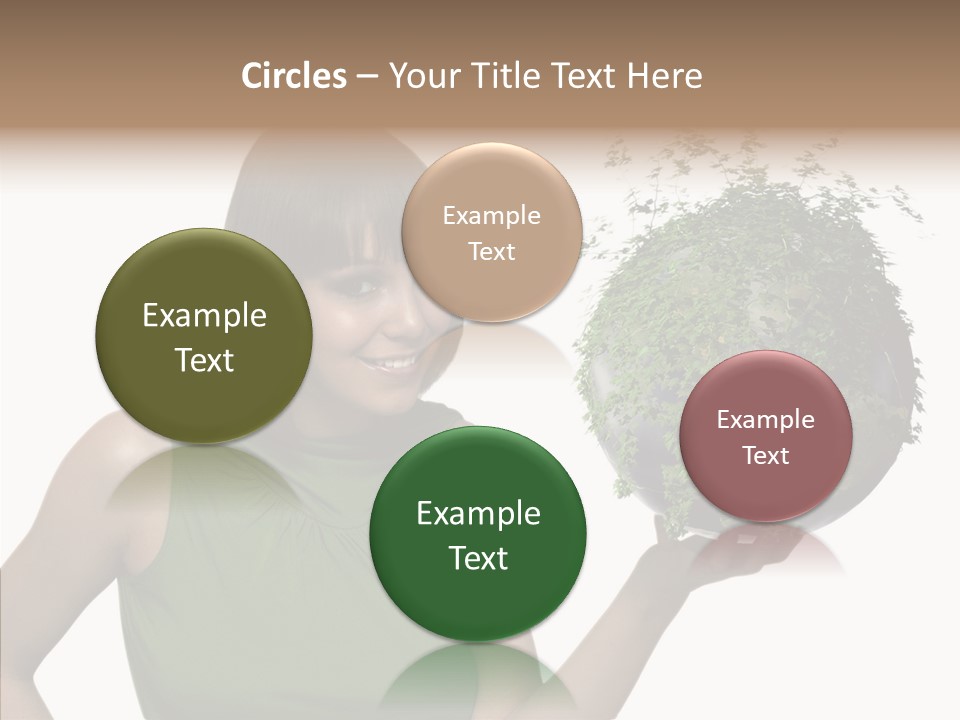 Care Beauty Teenagers PowerPoint Template