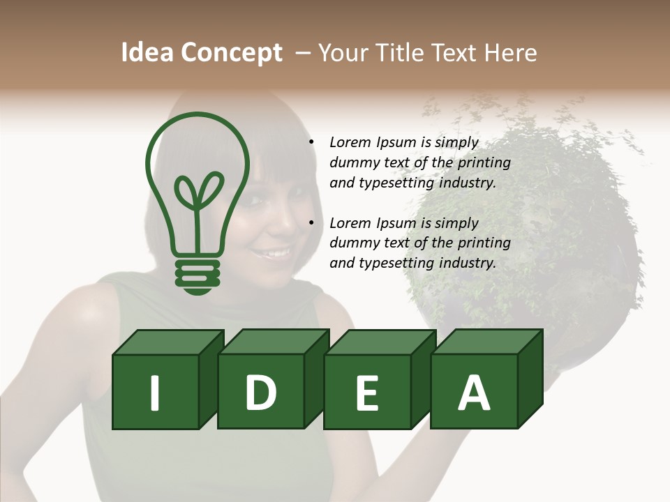 Care Beauty Teenagers PowerPoint Template