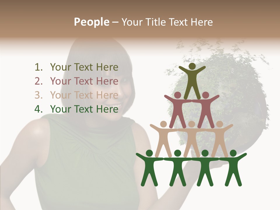 Care Beauty Teenagers PowerPoint Template