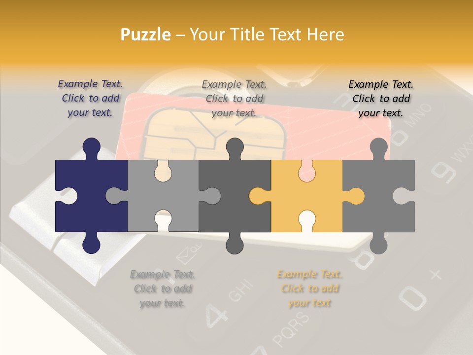 Card Data Detail PowerPoint Template