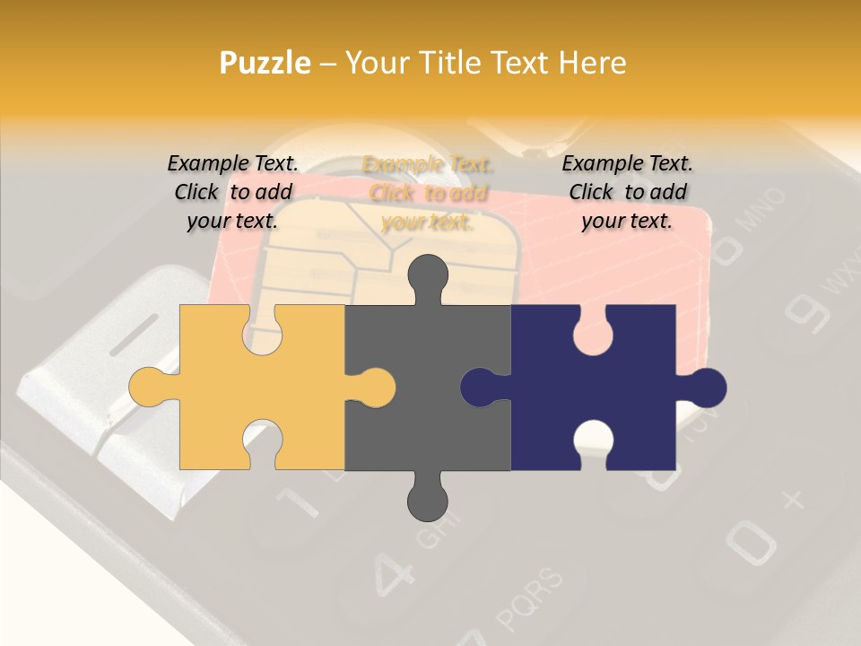 Card Data Detail PowerPoint Template