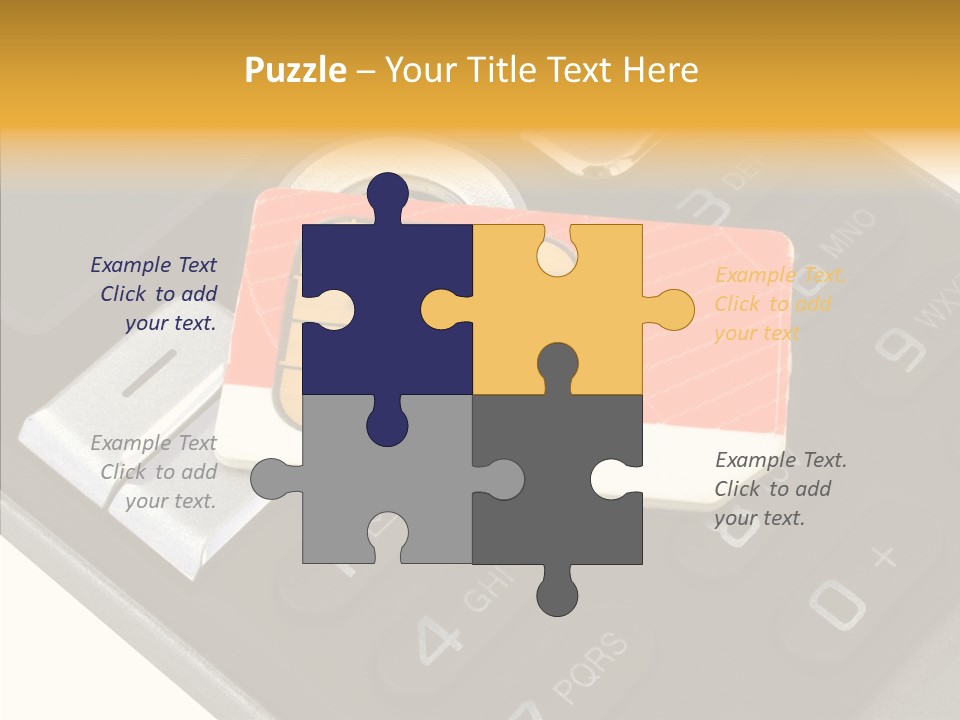 Card Data Detail PowerPoint Template