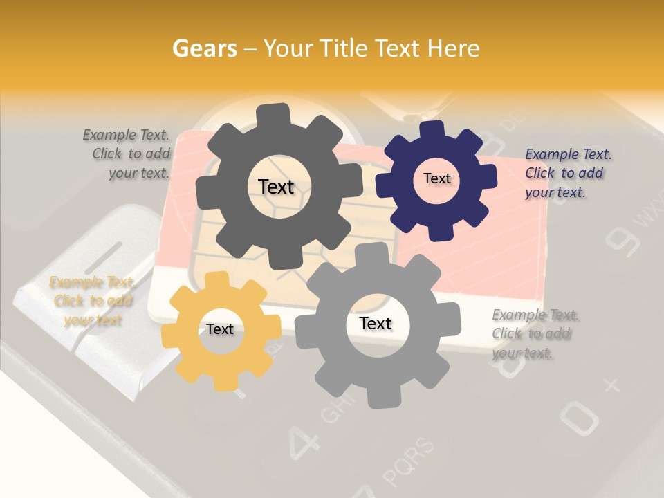 Card Data Detail PowerPoint Template