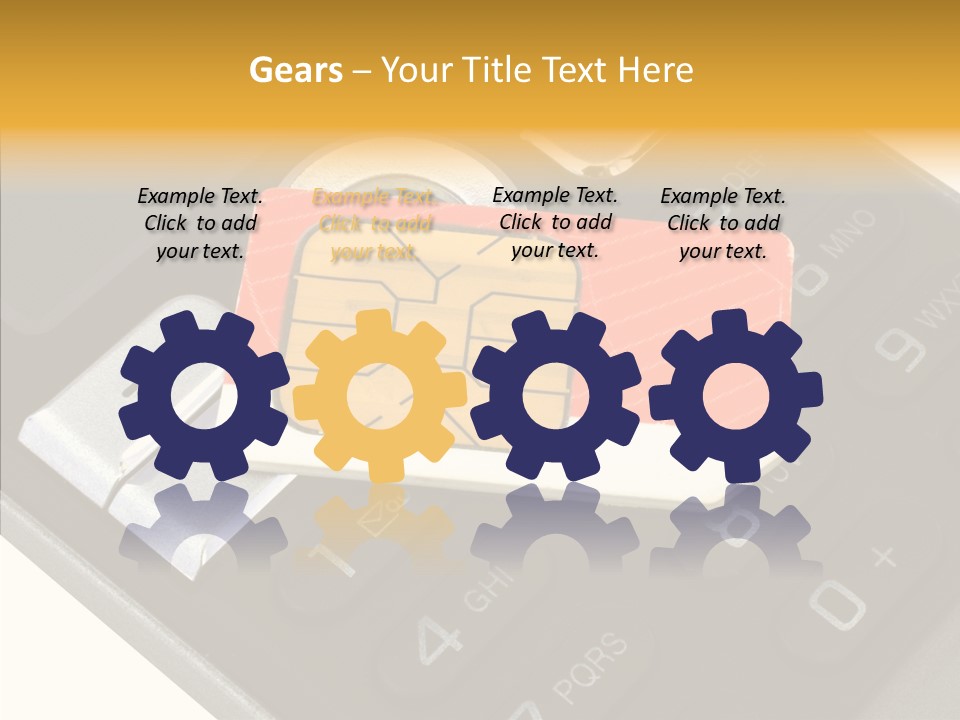 Card Data Detail PowerPoint Template